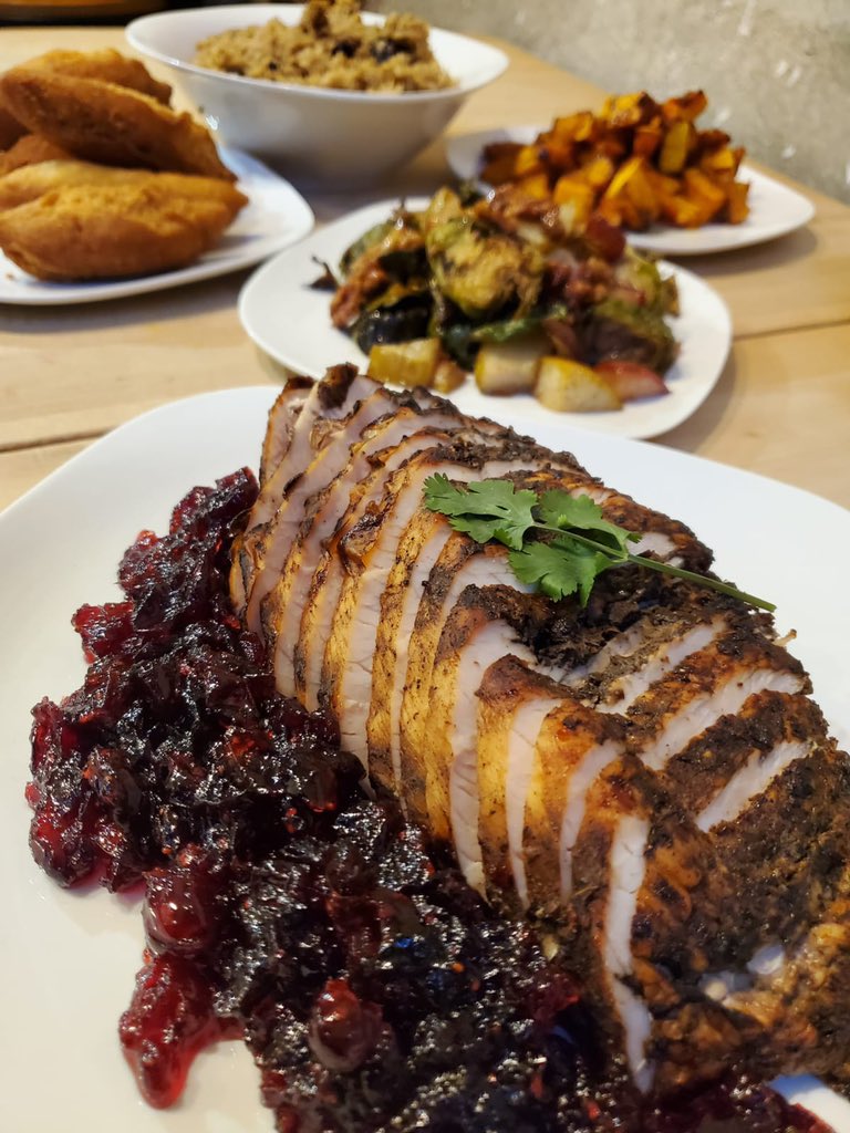 Hey,
 <a href="/GordonRamsay/">Gordon Ramsay</a>  rate my dish, jerk turkey, and roasted curry squash -yardieting