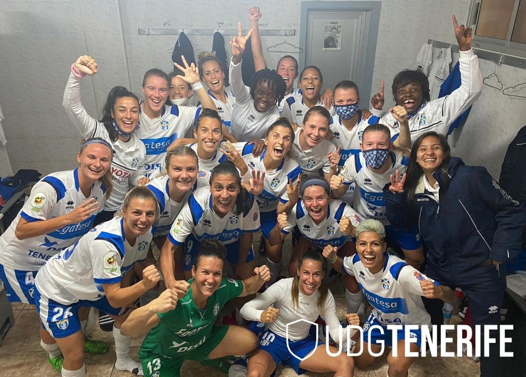 ⚽💙👏 |LÍDERES| Otra remontada épica...¡Seguimos haciendo historia! 

⚒️ 16 puntos de 21 posibles

📲 Así fue otra noche azul y blanca para el recuerdo: bit.ly/2GRCS6i

#UDGTenerife #Somosfamilia