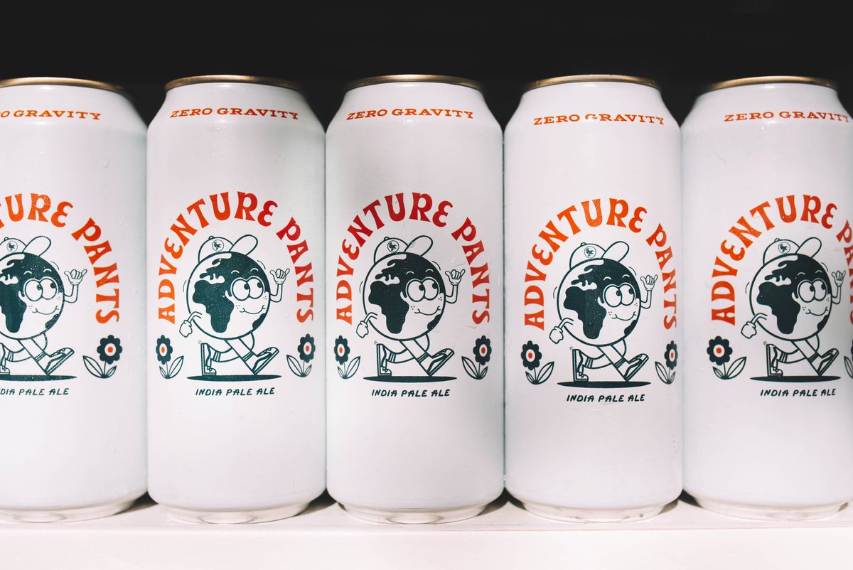 zerogravitybeer's tweet photo. We are thrilled to release Adventure Pants, an IPA brewed exclusively for Vermont restaurants. We owe so much to the businesses that have shared our products with their customers, given people a place to experience our beers, and helped us grow. https://t.co/Yw4enkS94s