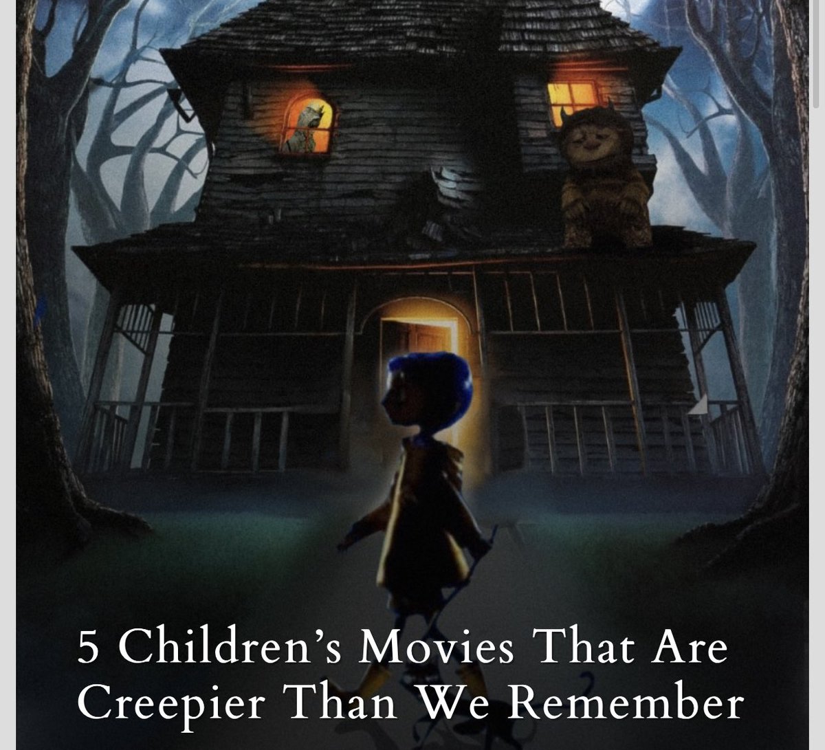 SatelliteHBU's tweet photo. Check out Christopher Castro’s new story on some of the creepiest kid’s movies 👻 💀 

https://t.co/sGuKXtBKY7 https://t.co/P62zUO33PQ