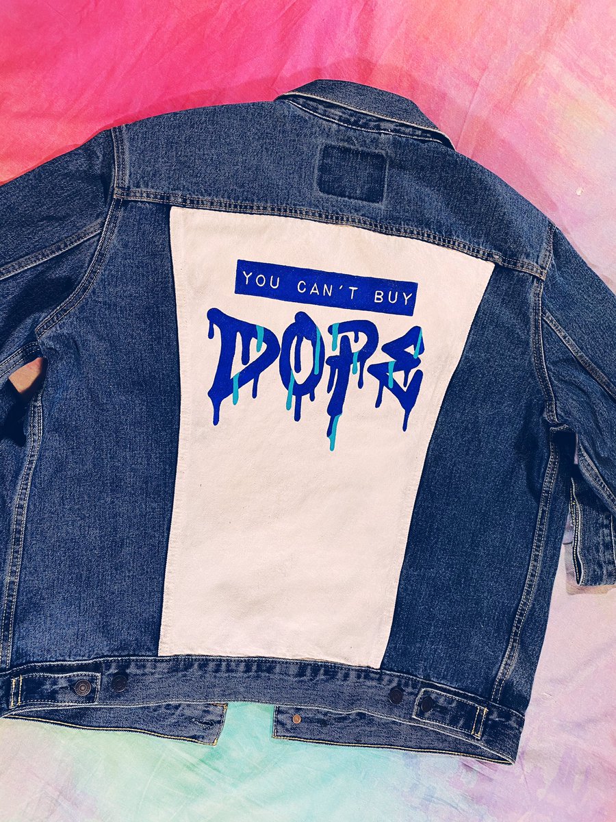jas_e_studios's tweet image. The drip is not for sale! 🥶 | Custom jacket request for @damesmith - again, thank you friend for the support! 🙏🏾 #customjacket #paintedjacket