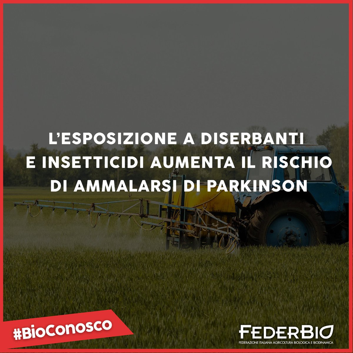FederBio's tweet photo. #BioConosco
Biologico🆚Convenzionale
📈 Environmental Health Perspectives, la rivista scientifica del National Institute of Environmental Health Sciences, ha pubblicato una revisione della letteratura in relazione al possibile ruolo di pesticidi nell’insorgenza del Parkinson. https://t.co/sMmo0sGCS9