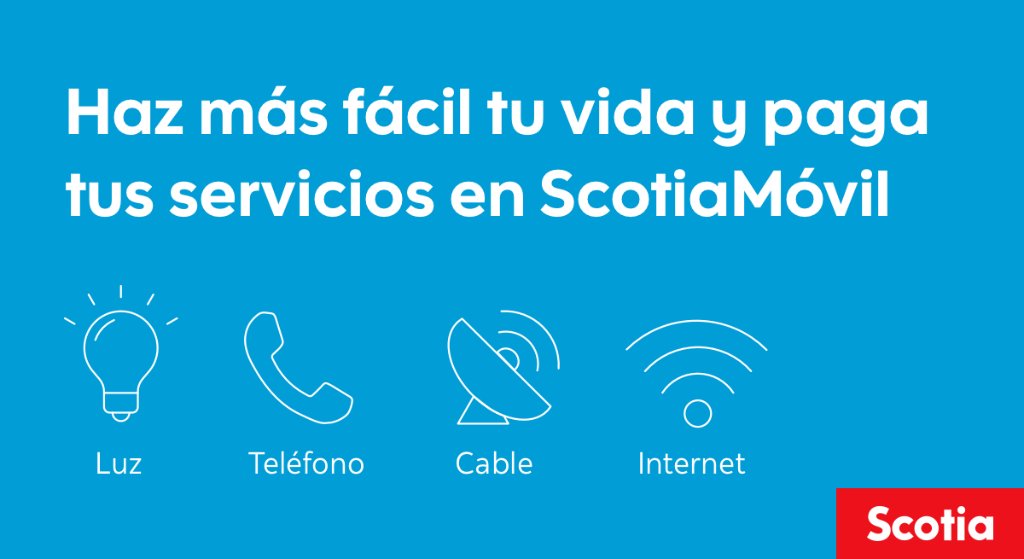 ScotiabankMX's tweet photo. Con ScotiaMóvil tienes #ElControlEnTusManos
Paga aquí desde la comodidad de tu casa: https://t.co/FoT2DS4QCz https://t.co/xsYCxyRmlC