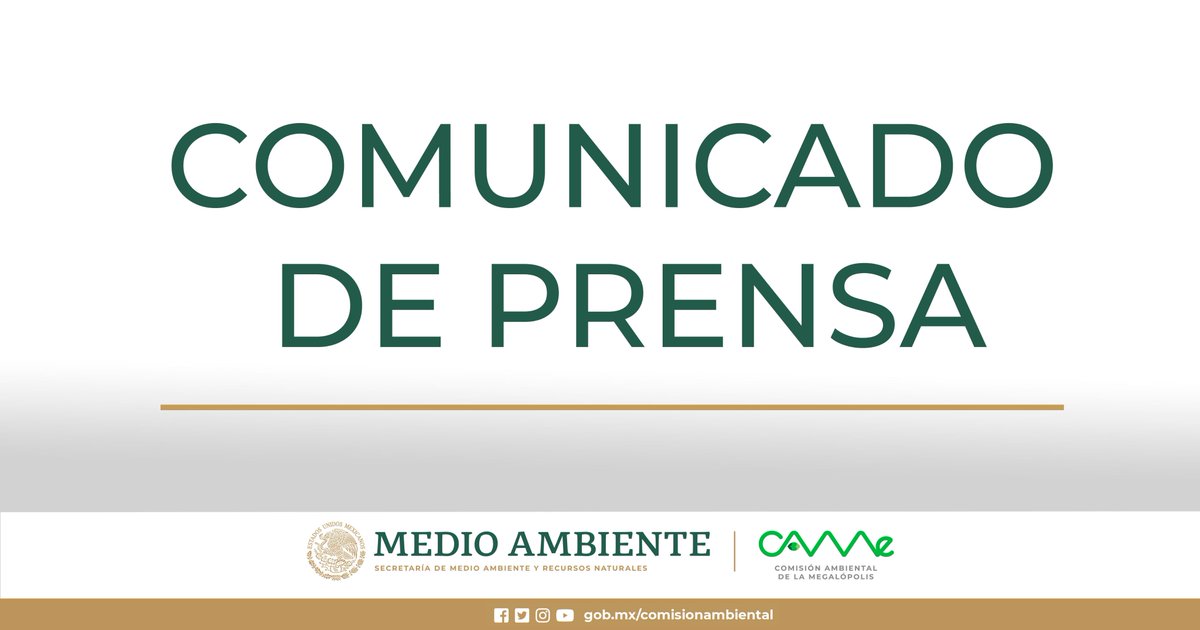 ⚠️🔴 SE ACTIVAN MEDIDAS POR ALTAS CONCENTRACIONES DE OZONO 
EN LA ZONA METROPOLITANA DEL VALLE DE MÉXICO (ZMVM). 

👉 Más información: bit.ly/3ko53r2 <a href="/Aire_CDMX/">Calidad del Aire</a> #CAMegalópolis