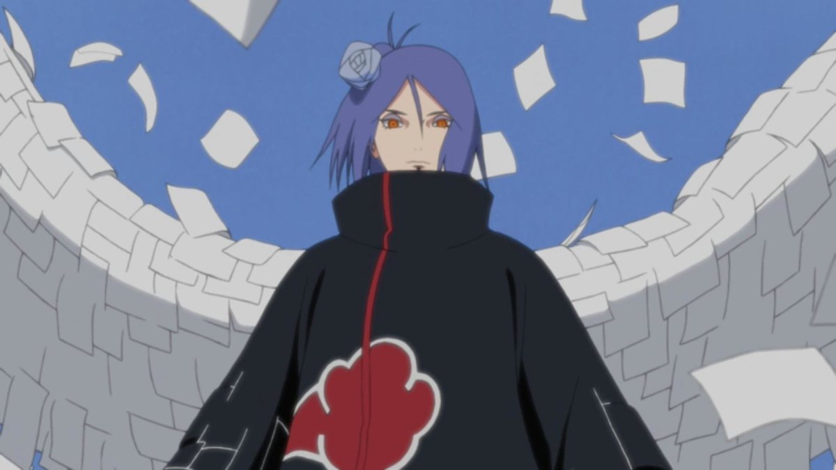 24. Konan est trop peu citée dans les "tops VDM de Naruto". Je vous rappelle que c'est une orpheline de guerre qui a tout perdu petit à petit et qui a fini par se sacrifier vainement, seule, après avoir tout perdu. Une vraie queen elle aussi.