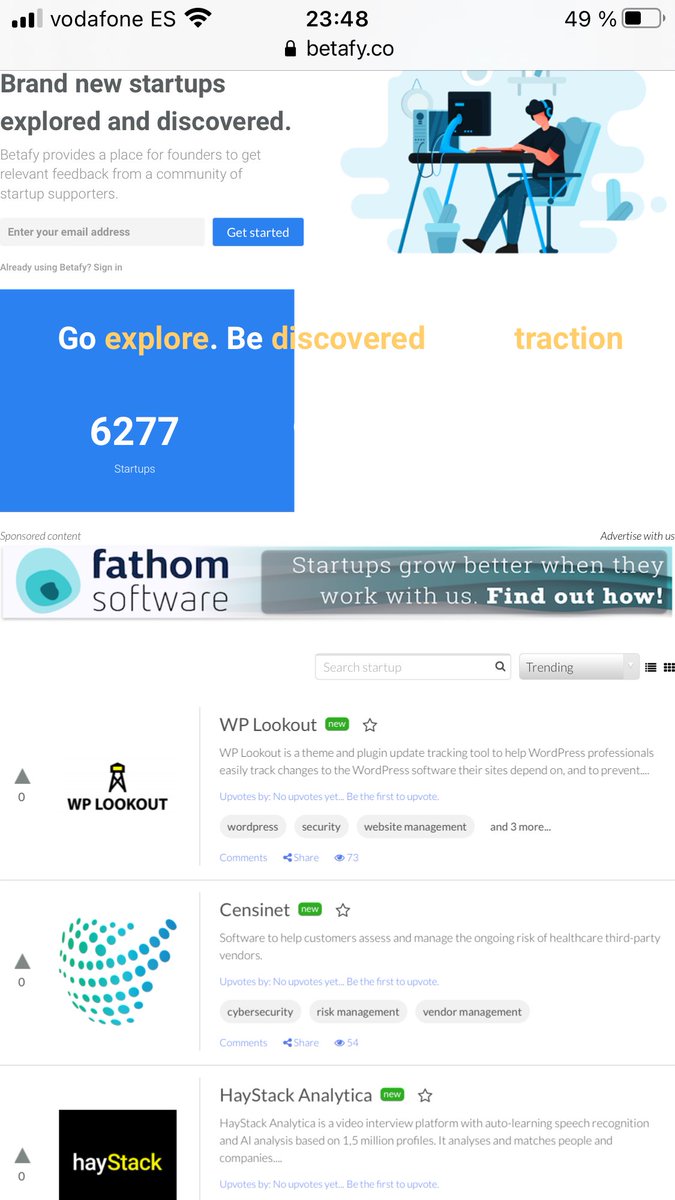 HayStackAIBCN's tweet image. Cheers for being featured, @betafy! Looking forward to start testing within a couple of days. Join us! betafy.co #preparingforlaunch #AI #videointerview #startup #BCN #artificialintelligence #speechrecognition