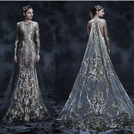 fantasy gown/armor 