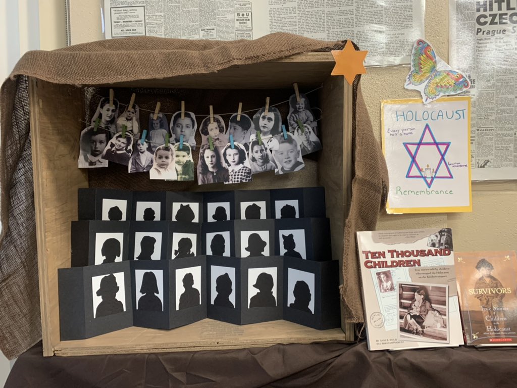 #HolocaustEducationWeek in the library.  ❤️ #MCPSRemembers #WeRemember <a href="/WestPortHigh/">West Port High</a> <a href="/MCPS_Libraries/">MCPS Libraries</a>