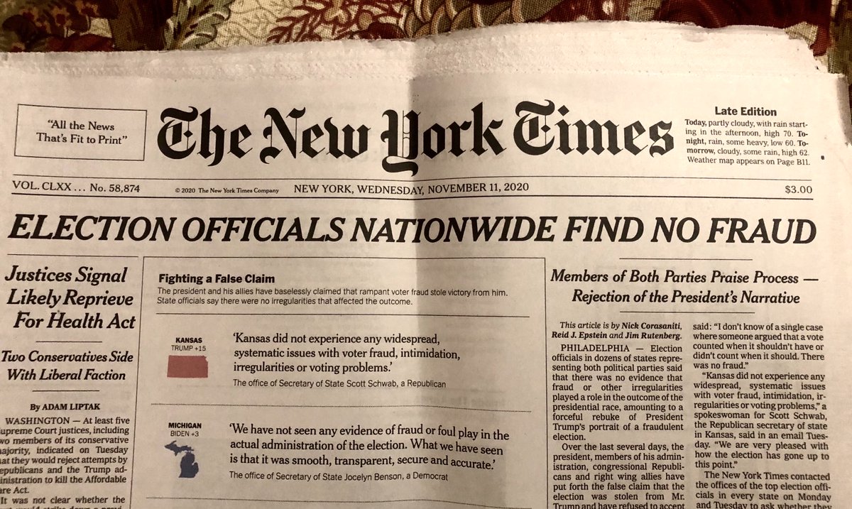 This <a href="/nytimes/">The New York Times</a> headline should be inscribed over the entrance of Trump's Tomb, which will hopefully also feature an epic dance floor.