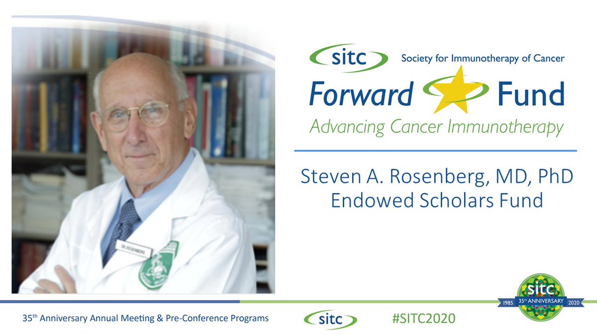 Dr. Arie Belldegrun (@arie_belldegrun) on Twitter photo As a former fellow, I am proud <a href="/sitcancer/">Society for Immunotherapy of Cancer</a> has established the Rosenberg Scholars Fund to honor my friend and mentor, Dr. Steve Rosenberg. I have no doubt the next generation will be equally inspired by his extraordinary achievements in science. #SITC2020 As a former fellow, I am proud <a href="/sitcancer/">Society for Immunotherapy of Cancer</a> has established the Rosenberg Scholars Fund to honor my friend and mentor, Dr. Steve Rosenberg. I have no doubt the next generation will be equally inspired by his extraordinary achievements in science. #SITC2020