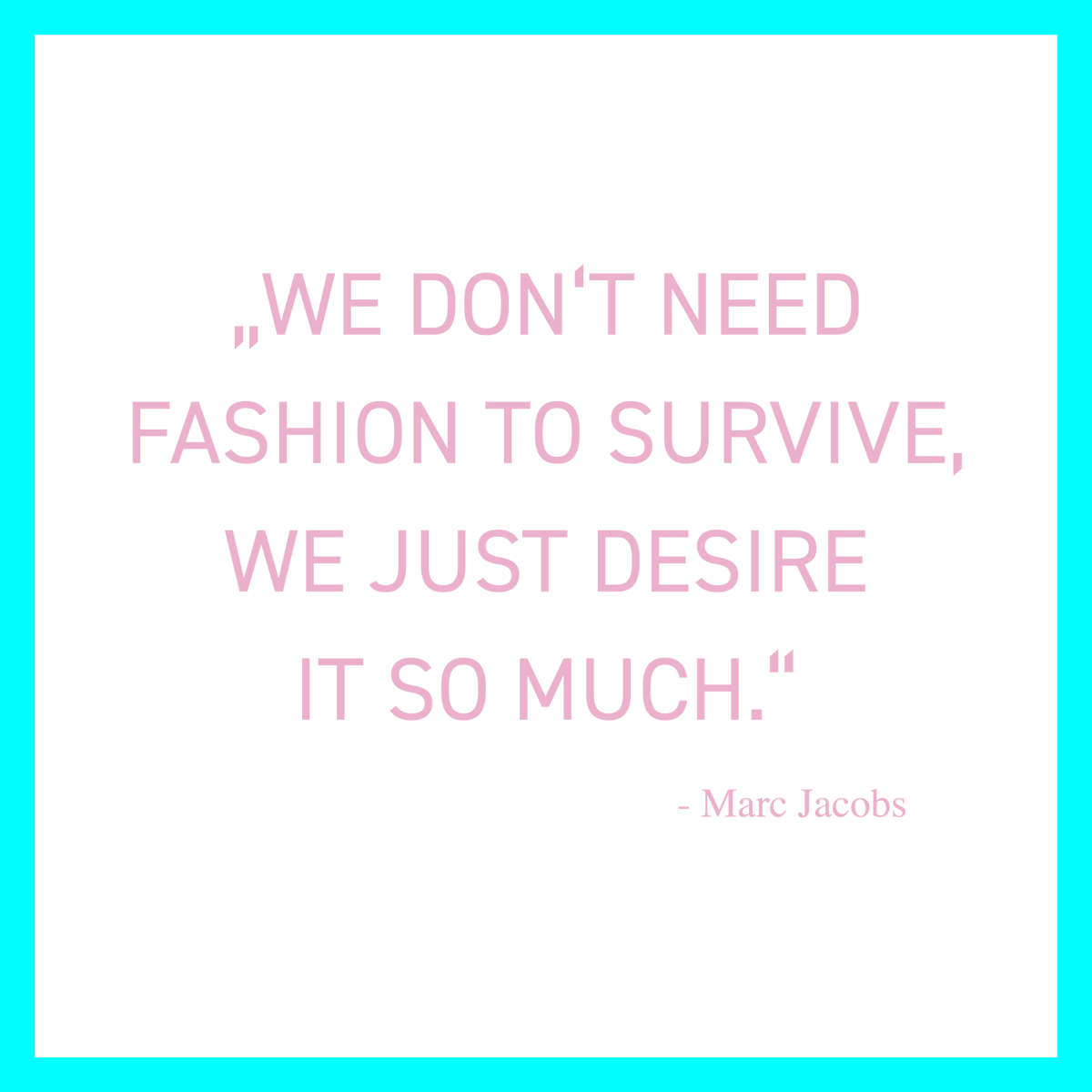 modeinfocom's tweet photo. FASHION QUOTES // Marc Jacobs

#fashionquotes
#quoteoftheday https://t.co/RY43IpVZhp