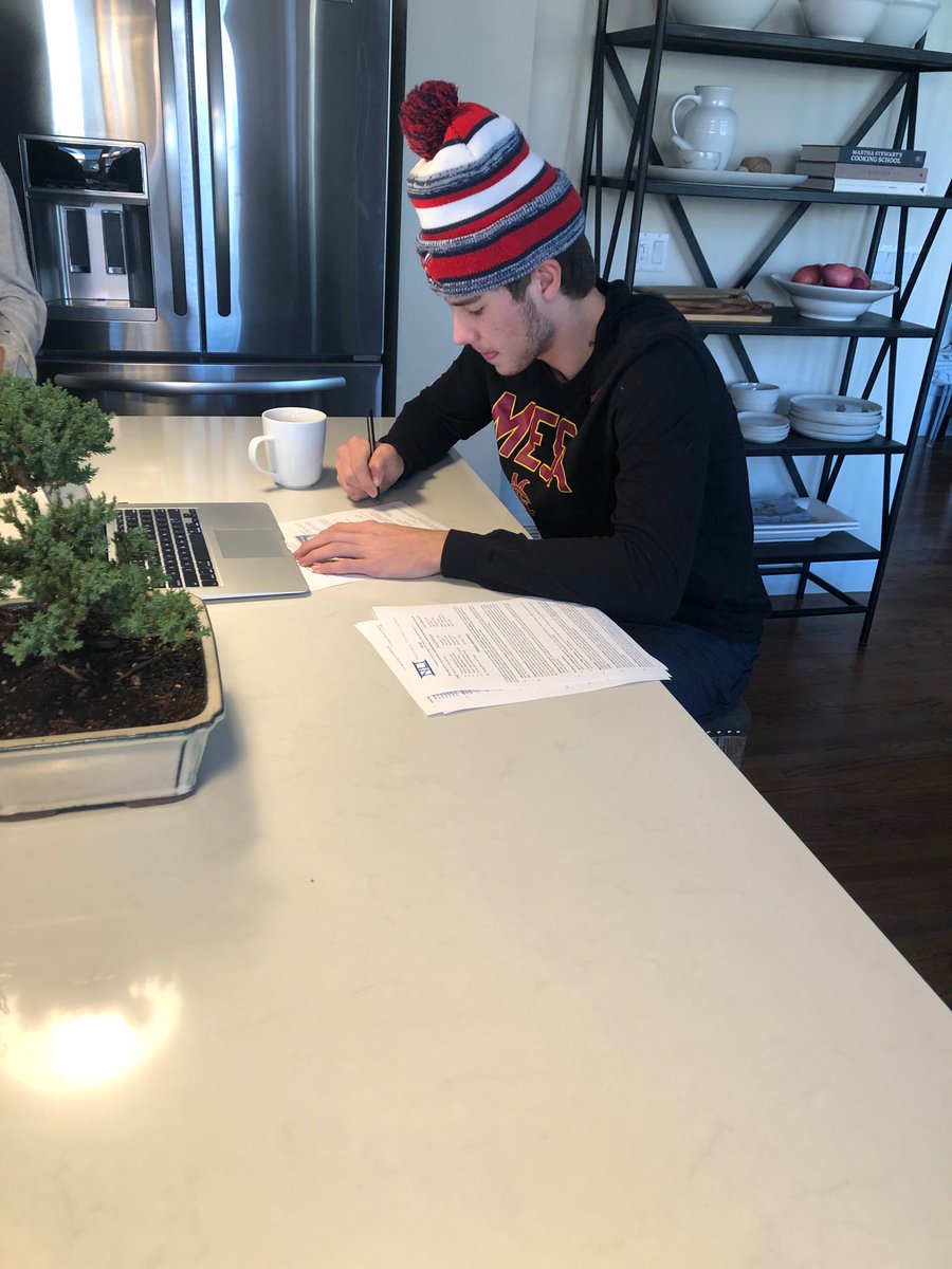 walkrheem's tweet photo. Proud of you Teej.  National Signing Day!  Colorado Mesa...Go Mavs https://t.co/r1Ip13Lexi