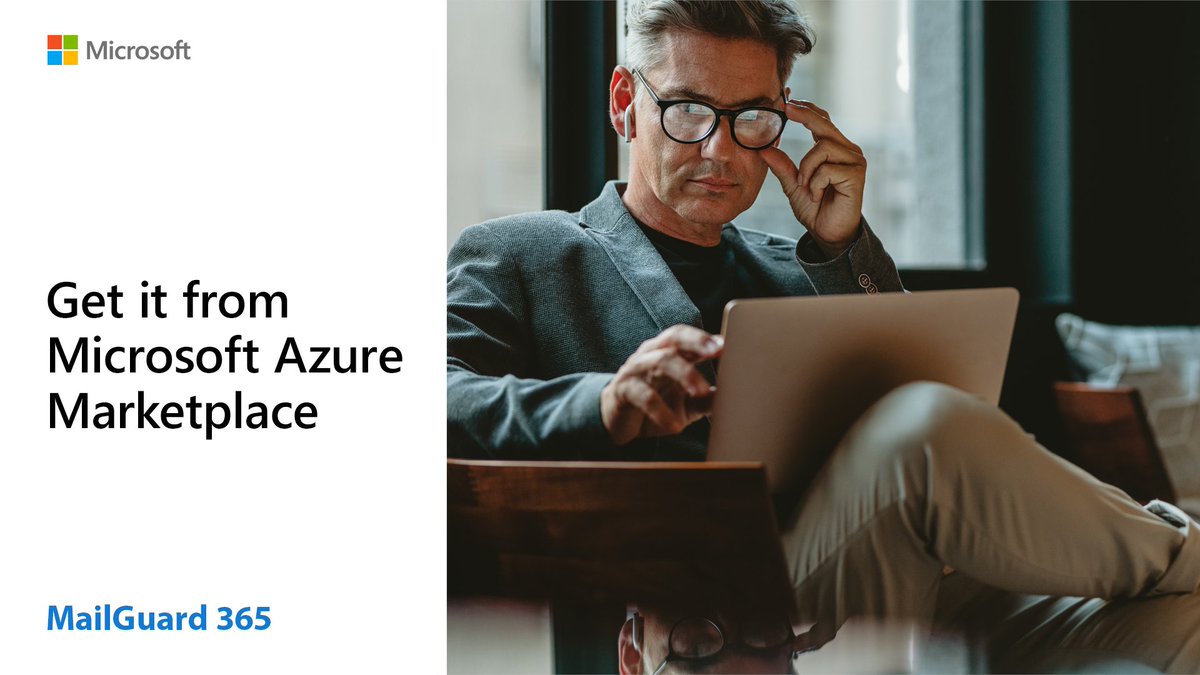MSMktplcRewards's tweet photo. Provide a defense-in-depth approach to enhance your email security by re-scanning every email for threats with @MailGuard 365 for #Microsoft365 https://t.co/eUvrVqOA1q #Azure https://t.co/Bzc6TMwFV5