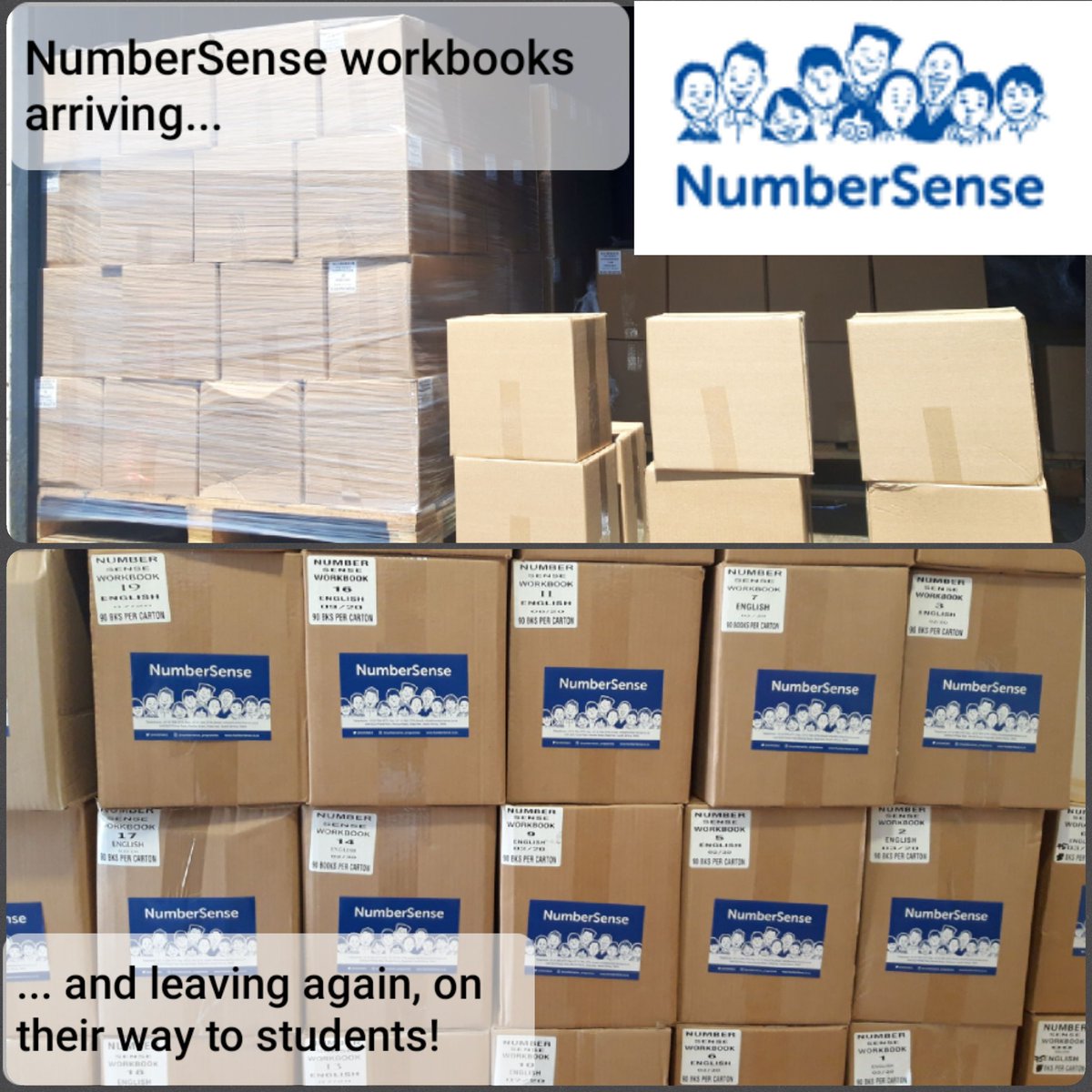 Proud of the hard work done by the <a href="/NSWKBKS/">NumberSense Mathematics Programme</a> and <a href="/Brombacher_ZA/">Brombacher & Associates</a> team to get books to schools in time for the new school year. Hoping to make a difference in the lives we touch.