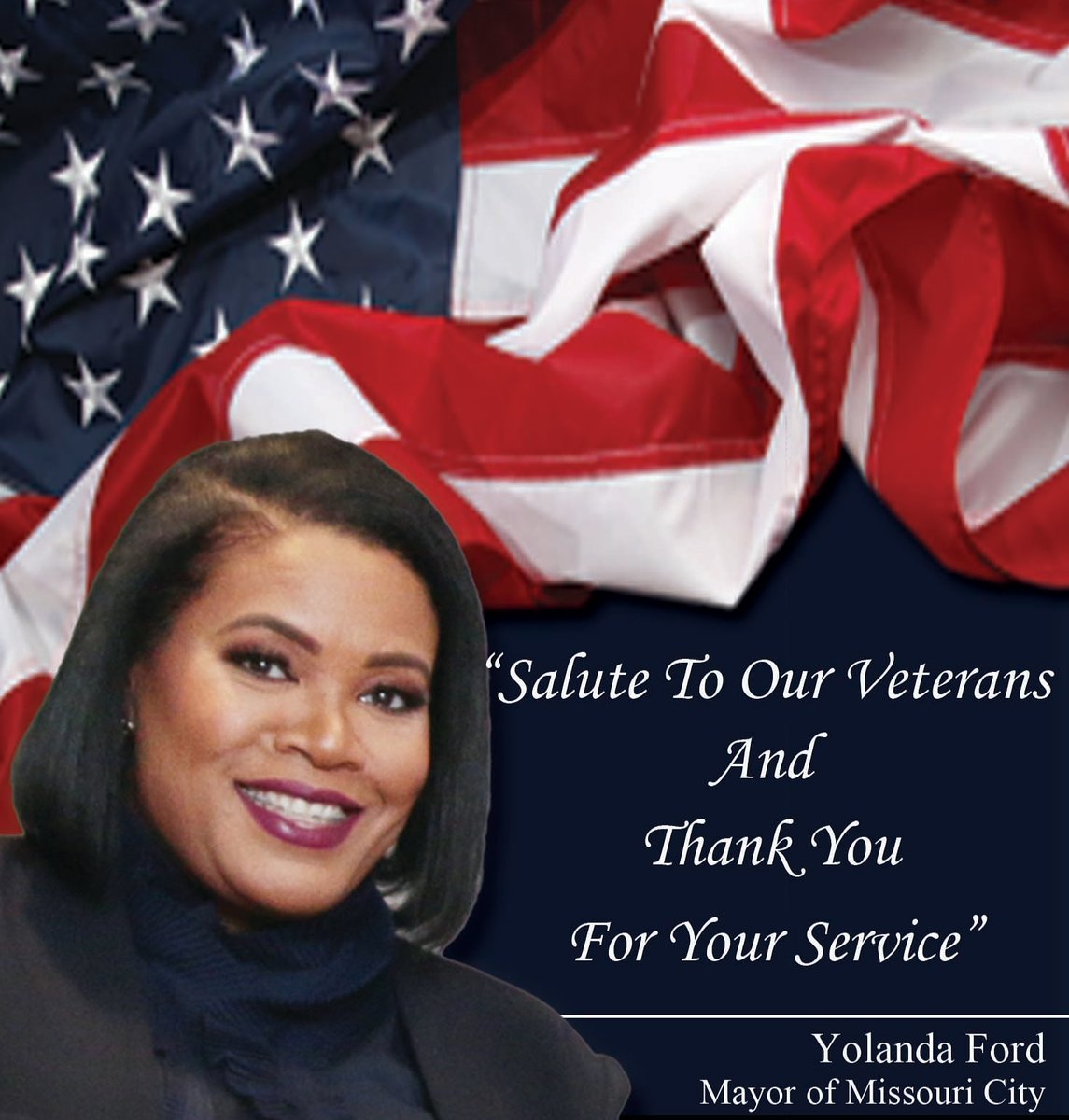 Salute to our Veterans and Thank You for your Service! #mayoryolandaford #missouricitytx