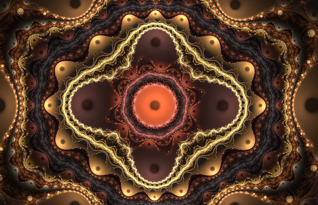 JfishburnA's tweet photo. One of my first non-'flame' fractals.
.
.
.
#artwork #goldenratio
#nautilus #spiral #treeoflife #phi
#chakra #fdcommunity #amazingfractals #fractaloftheday #chaoticafractals #art #digitalart #instaart #geometricart #sacredgeometry #visionaryart #shamanar… https://t.co/YyZWP5YiQA https://t.co/gIKLpFB47r