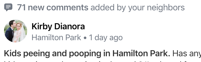 Nextdoor getting wild again