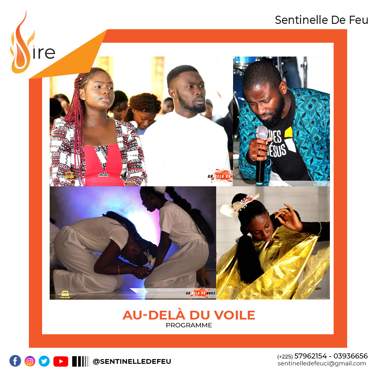 SentinelledeFeu's tweet photo. Sentinelle de Feu c'est aussi du SOCIAL, du FUN et de la PRIERE ! 
Nous avons vécu des moments forts à l'Orphelinat d'Abobo, une communion fraternelle lors d'un Shooting photo et des moments intenses durant les programmes AU-DELA DU VOILE et REVIVAL https://t.co/7G8cPXuidU
