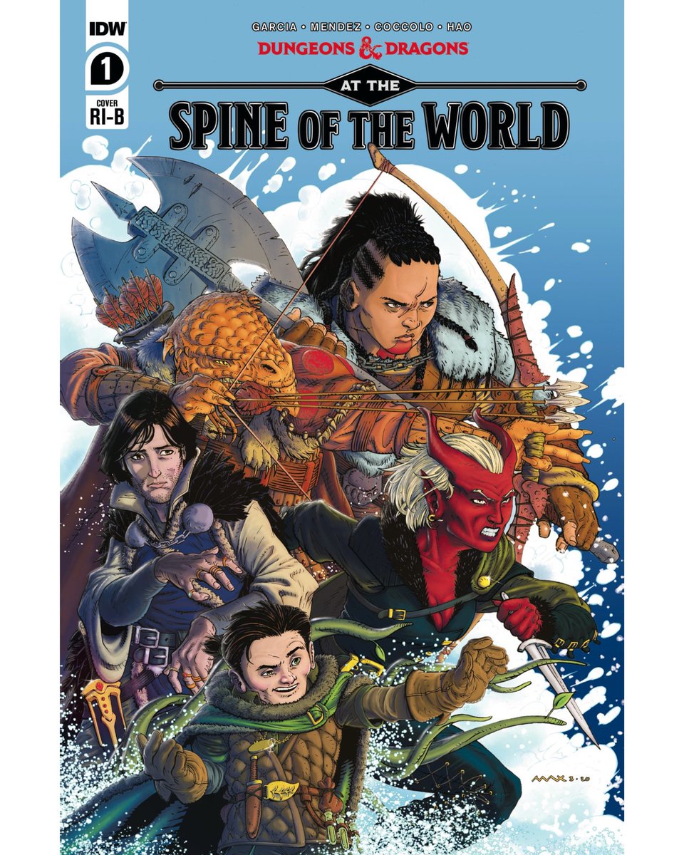 AH!!! TODAY!! <a href="/TheAJMendez/">AJ Mendez</a> &amp; my #dungeonsanddragons comic is out! Can’t wait for u all to meet Runa &amp; our motley crew of adventures! comixology.com/Dungeons-Drago… 🐉⚔️
