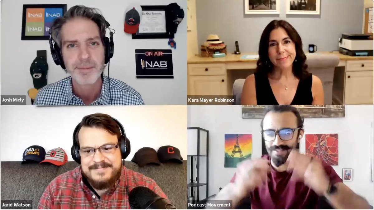 kara1to1's tweet photo. 1) our expressions tho😂 

2) hilarious comments when I said use a LANDLINE😂 for phoners

3) bonus camera comments (tech isn’t my strength)😀
 
[#PMvirtual panel on #interviewing with @Josh_Miely &amp; @JaridWatson &amp;  @notthatmoby , whose facial expressions are way better than mine] https://t.co/aBVWaXIZcO