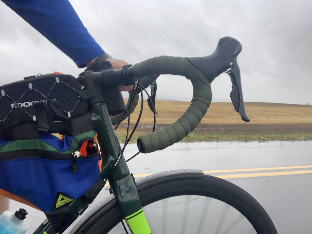 JKeglovics's tweet photo. Certainly a soggy 🌧🚲 #conga5k out there today. Ended up being in a few vehicles splash zone but well worth it. 🤪 @CongaHQ  #biking #rainyday #soaked #exercising https://t.co/Uqvz559P06