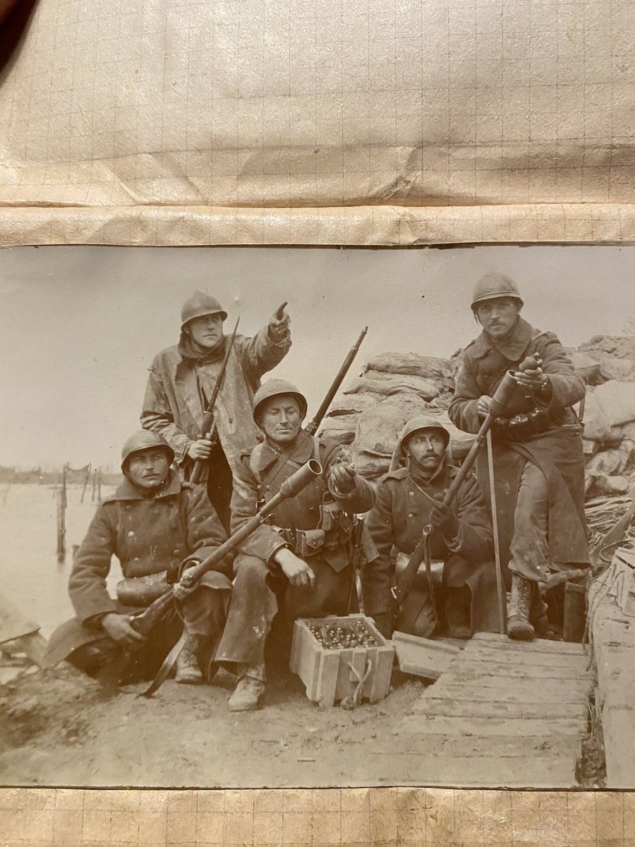 3. He is wounded on the 11th of September and needs to be patched up in a hospital. The Belgian army retreats and he rejoins his unit at the river Ijzer where the last bit of Belgian ground is defended.