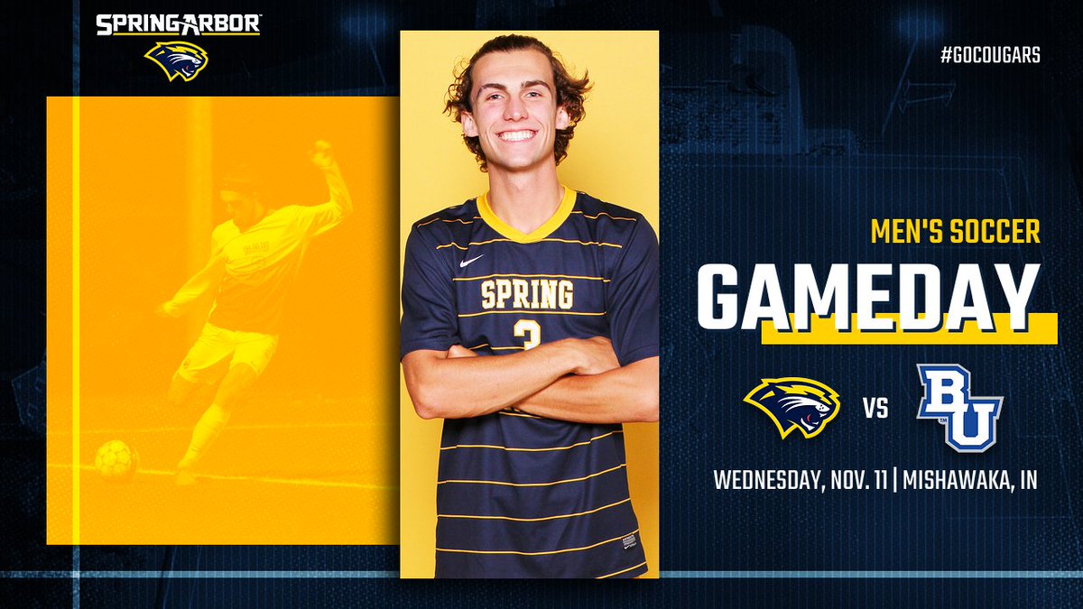 SAUCougars's tweet photo. ⚽️ | Crossroads League Tournament Semifinals

@SAUCougarsMSOC vs. @BUPilots 

📍 Mishawaka, Ind.
🕖 7pm
📺 https://t.co/IMzQrliIeM
📊 https://t.co/uyuADs9HCb

#GoCougars #TeamSAU https://t.co/5NvObVqAlp
