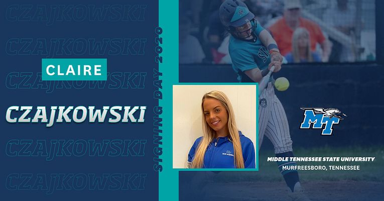 SiegelAthletics's tweet photo. Congratulations to @claireczaj14 on signing with @MT_Softball 
#P2BASS https://t.co/Cs66xLrPL6