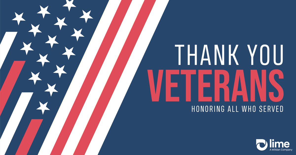 To all those who have served, and those who continue to serve… Happy Veterans Day from all of us at Lime!