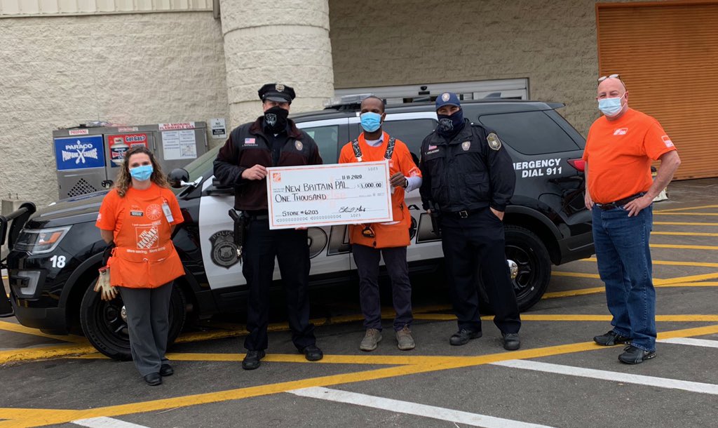 Doing what we do best, Giving Back to our communities with the help of  <a href="/HomeDepotFound/">The Home Depot Foundation</a> and #operationsurprise we were able to donate to our local PAL to help feed those in need over the holidays.  <a href="/JasonArigoni/">Jason Arigoni</a> <a href="/TeamDepotNoDiv/">Courtney Smith</a> <a href="/ShayThomasTHD/">Shay Thomas</a> <a href="/DianeRaymond26/">Diane Raymond</a>