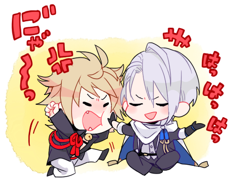 刀剣log #燭台切光忠 #山鳥毛 #刀剣乱舞 #伊達組 https://t.co/SccWd9cvbk 