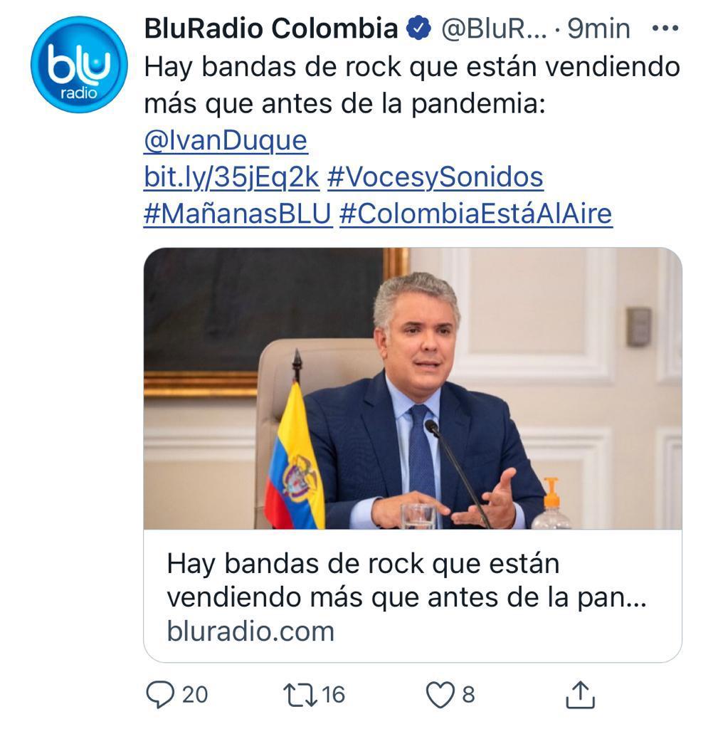 IPEEindustria's tweet photo. Quisiéramos saber de qué fuente, estudio, o datos el señor Presidente @IvanDuque saca la información para hacer tales afirmaciones que están por fuera de la realidad de los artistas? @angelamrobledo @PizarroMariaJo @AngelicaLozanoC https://t.co/mK872Bxso3