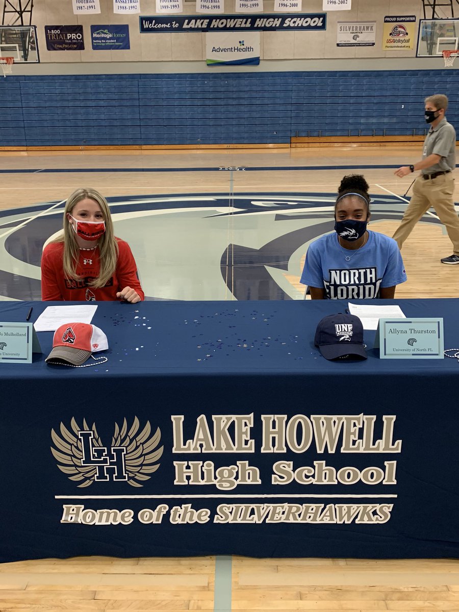 LHHS_Athletics's tweet photo. Congratulations to the Class of 2021 and all of your accomplishments. Can’t wait to see you represent Lake Howell at the next level. #OnceASilverhawkAlwaysASilverhawk https://t.co/hFhsus1x5R