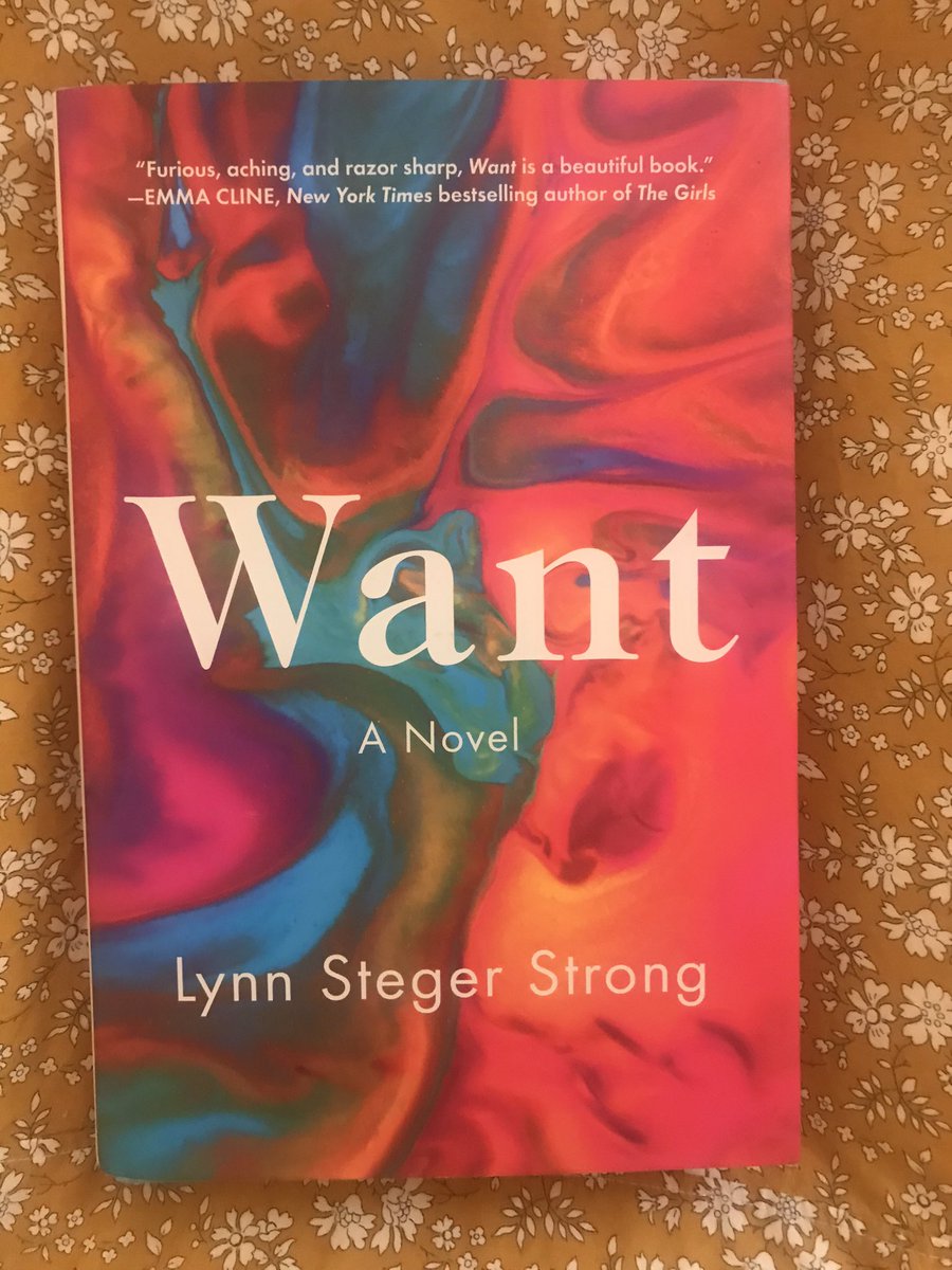 I can’t remember when I was personally affected so much by a novel as I was by  @lynnsstrong’s Want, nothing which has cut so close to the bone. I had three distinct sobbing spells while reading this book. It is magnificent.