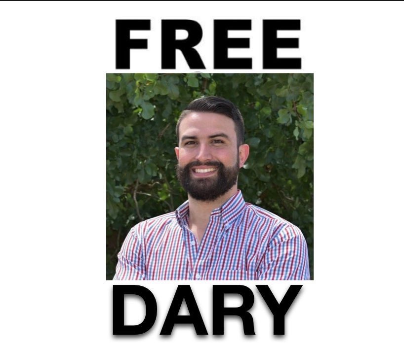 Almondothatguy's tweet photo. #FREEDARY https://t.co/B0zasEtpVn