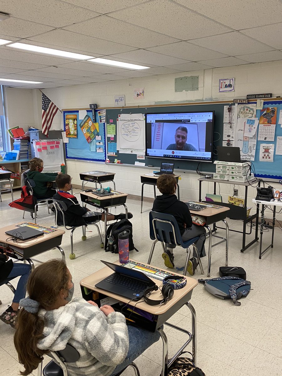 Huge thanks to Mr. Morey, a great friend and fellow Norwalk teacher for taking time out of his day to sign into my class and talk about his time in the Air Force. Capped it off with a salute to our birthday boy Ian. You gave them a lasting experience!