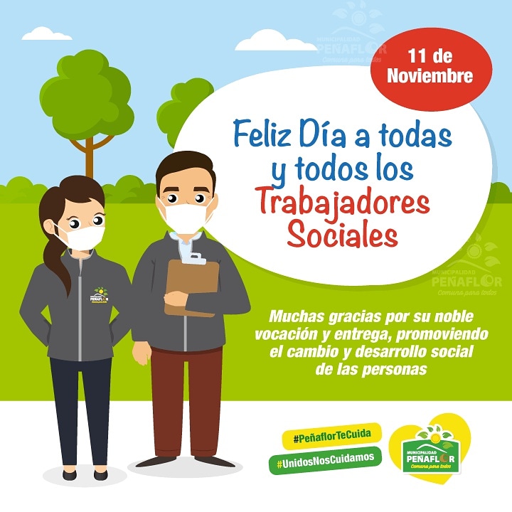 MuniPenaflor's tweet photo. Feliz día 🙂 a los profesionales #AsistentesSociales, Trabajadores Sociales y Técnicos Sociales en este día tan especial de reconocimiento a nivel nacional 👏
Profesionales que con gran compromiso y vocación contribuyen a mejorar la calidad de vida de las personas.
@jansplus https://t.co/zvsJUGwYxz