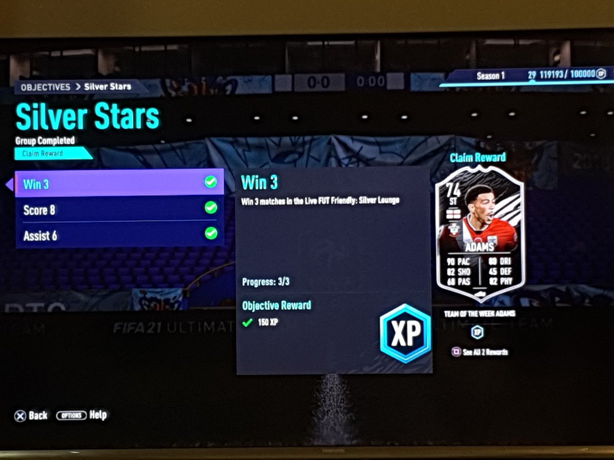thgamingttv's tweet photo. @EASPORTSFIFA @CheAdams_ Completed in 53 minutes.
#FIFA21
#FirstOwnerPTG
#SilverStars https://t.co/hoi6JQPmA9