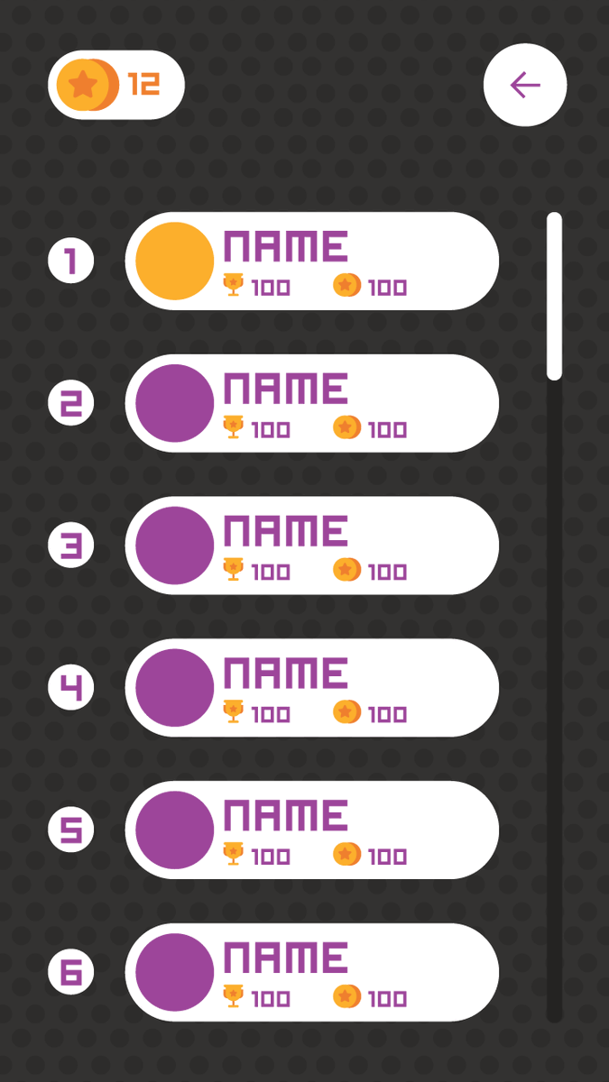 Monster36737018's tweet photo. I drew a skin store, player ratings and slightly modified the menu.
#unity #gamedev #indiedev #devblog #flatdesign #2d #2dunity #IndieDevWorldOrder #indiegame #indieshowtime https://t.co/FnyrdHaldh