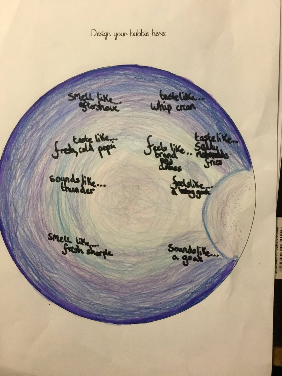 ChaucerJun's tweet photo. Wellbeing bubbles #CelebrateArtsmark #embarkfed https://t.co/TPlyQi5eVS