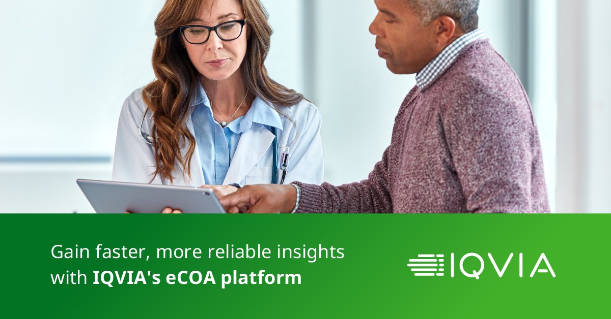 IQVIA_global's tweet photo. Electronic tools such as eCOA allow sponsors to gain faster, more reliable insights to test potential #COVID19 #vaccines. In this blog, we discuss the benefits of #eCOA, which can be rapidly implemented and gives almost instant access to study trends: https://t.co/ymawU2qEck https://t.co/EfEwvQASCn
