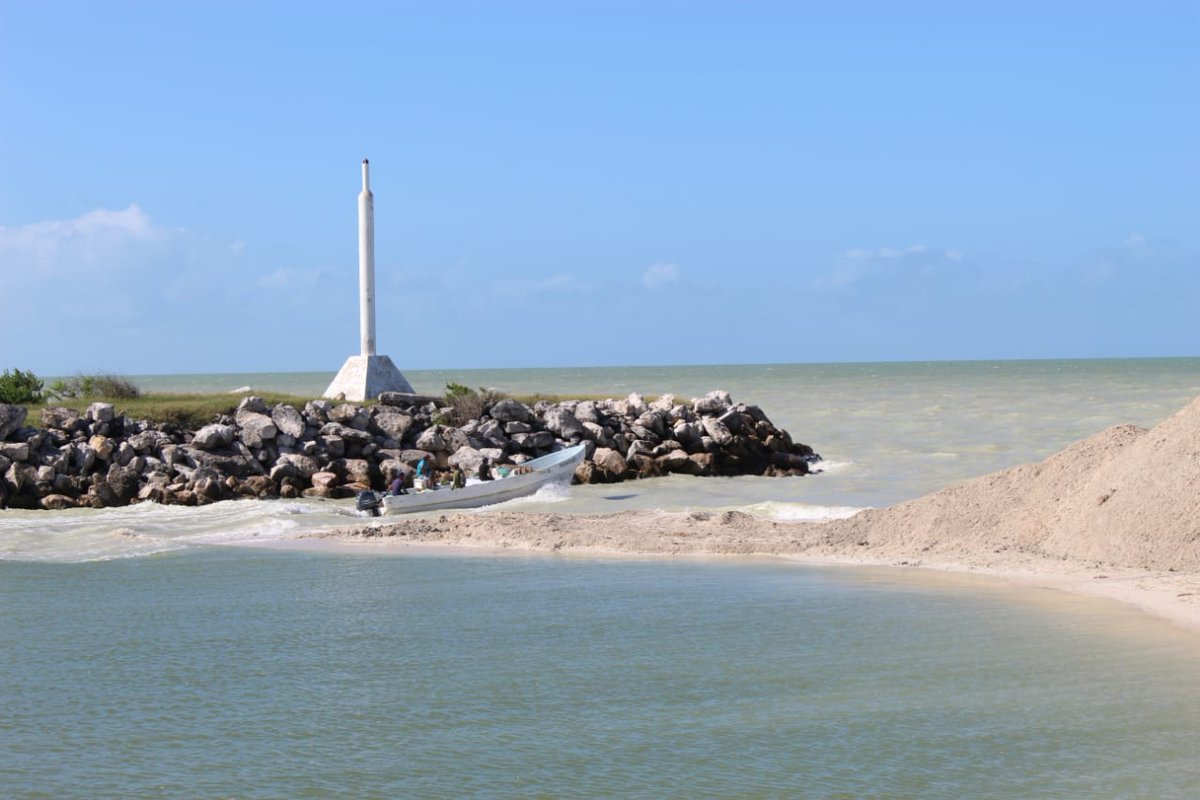 sepasyucatan's tweet photo. Como nos instruyó el Gobernador @MauVila, en coordinación con el #INCAY, continuamos con los trabajos para el desazolve del Puerto de Abrigo de #Celestún, para ampliar de manera provisional el canal de navegación...(1/2) https://t.co/93sU6d7OBN
