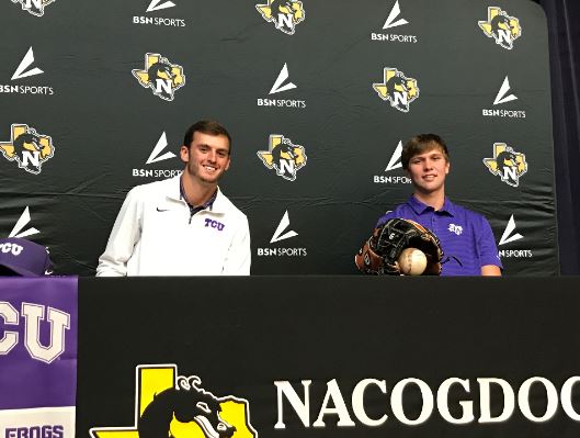 KTREnews's tweet photo. Pair of Dragons heading to DI baseball programs 👏👏@nhs_dragons ⚾@koltonkoonce12 ⚾@BoyettReid https://t.co/aF9VHN7HH4