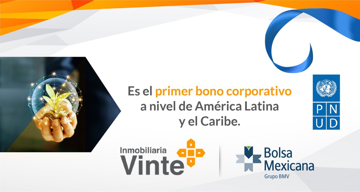 BMVMercados's tweet photo. Hoy @Vinte_Mx llevó a cabo la Colocación en #LaBolsaDeMéxico de su Bono Sustentable por un monto de $400 millones https://t.co/AJ5sZnoedO