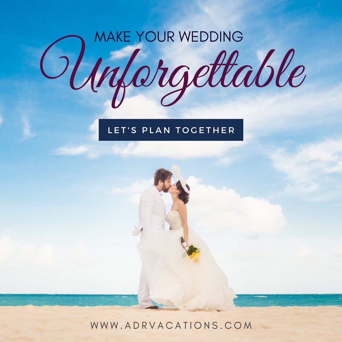 AdrVacations's tweet photo. Weddings are special. So, they should happen somewhere special. With destination weddings, both the newlyweds and the guests form hundreds of great new memories – and maybe even the desire to travel more in the future. There’s no downside! #destinationwedding #weddingideas https://t.co/Hb2gv9Cywh