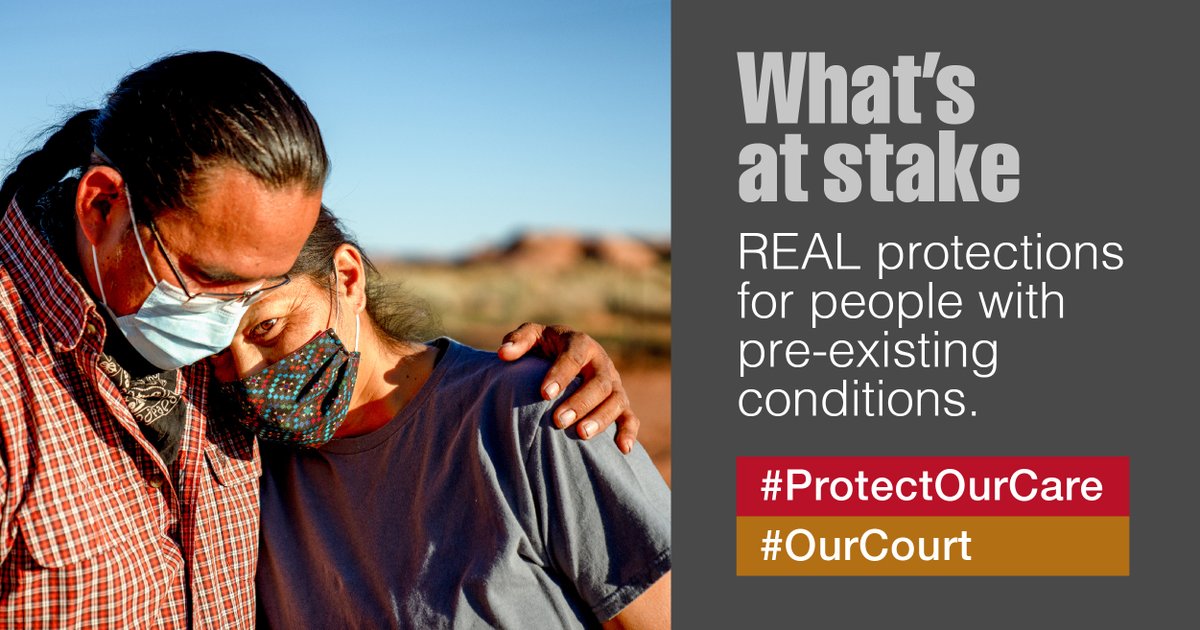 KYEqualJustice's tweet photo. What's at stake if SCOTUS decides to eliminate the #ACA?

For almost two MILLION Kentuckians, real protections for pre-existing conditions — in a pandemic.

#WhatsAtStake
#ProtectOurCare
#OurCourt
#KeepKYCovered https://t.co/IPDMTtW0rk