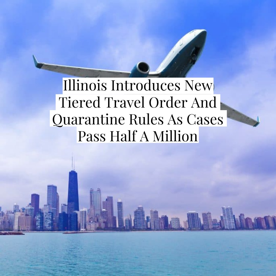 Illinois Introduces New Tiered Travel Order And Quarantine Rules As Cases Pass Half A Million
#Covid19 #Covidalert #travelrestrictions #Chicago #staysafe fal.cn/3bvD8