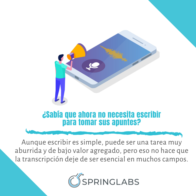 SpringLabsmx's tweet photo. Con las herramientas de Springlabs obtendrá una #transcripción automática de última generación que convertirá su audio en texto en minutos. Pregunte por este y nuestros otros servicios, contáctenos: 📲📞☎ +52 557 159 7824 https://t.co/n0uEnYeibI