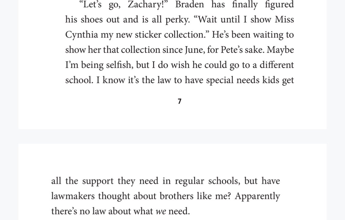 Stammer gone. “What about what I need” screams “all lives matter”. You have the support you need at school, bud.