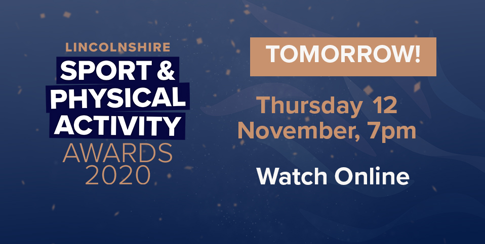 ActiveLincs's tweet photo. It's TOMORROW! 🎉
Join us and our host @craigdavidheap online at 7pm tomorrow to watch this year's virtual Lincolnshire Sport &amp; Physical Activity Awards! 🏆
Watch at:
https://t.co/aE1Sbl9uQR
#LSPAA https://t.co/mf41m4kZCL